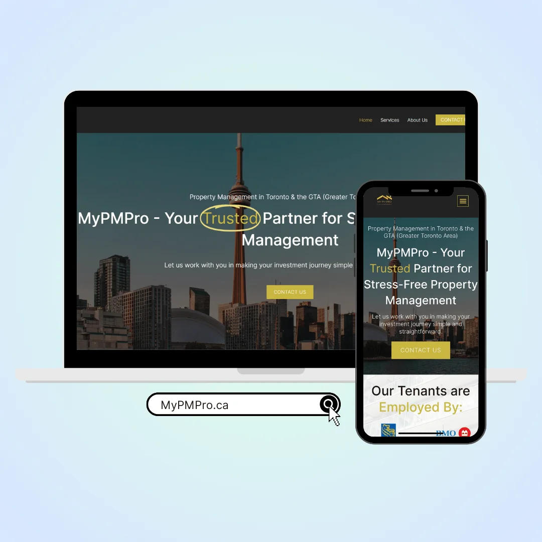 MyPMPro Website Desktop and Mobile Responsive - Arkonstructs Web Design