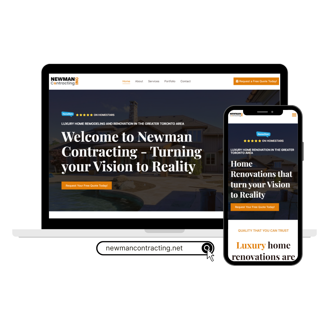 web design for contractors by Arkonstructs